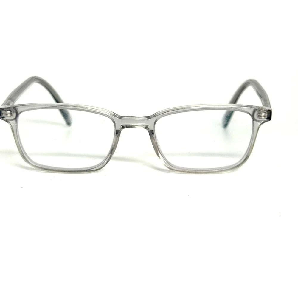 Warby‎ Parker Oliver N 165 Clear Gray Rectangular Eyeglasses Frames 48-18-140